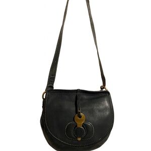 Hogan vintage navy blue Leather Crossbody Bag